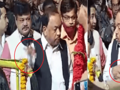 कणकवली | नारायण राणेंच्या हाताला रेलिंगचा करंट लागताच त्यांनी इतरांना सावध केले | राणे सुखरूप