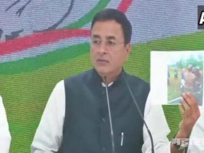 Jammu kashmir pulwama attack randeep surjewala congress attacked bjp said whole country was mourning the loss of lives of our jawans and prime minister narendra modi was busy shooting in jim corbett park