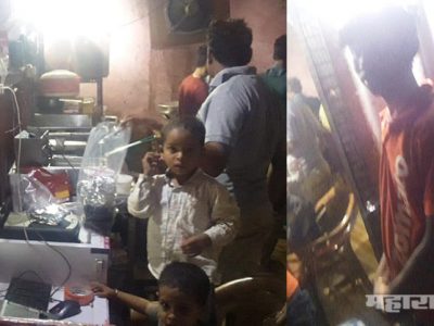 Zomato delivering fast food from buffalo shade in mumbai